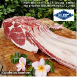 Beef rib TOMAHAWK Australia STEER (young cattle) DIAMANTINA frozen portioned 1 rib +/- 1.6kg (price/kg)